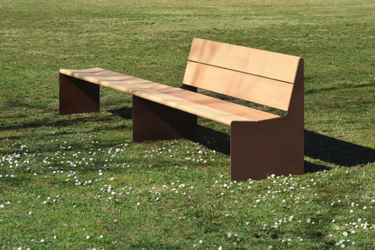 Panache Straatmeubilair Mobilier Urbain zitbank stoel tafel banc chaise table HEY© Durbanis